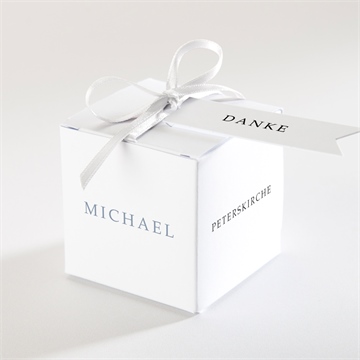 Geschenkbox Hochzeit blumengesteck