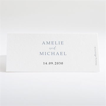 Tischkarte Hochzeit blumengesteck - Vue 2