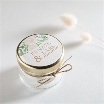 Aufkleber Hochzeit frühlingsrosen - Vue 2