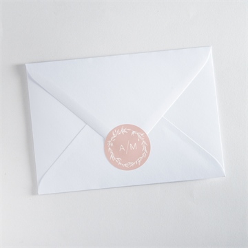 Aufkleber Hochzeit zarte mitteilung - Vue 3