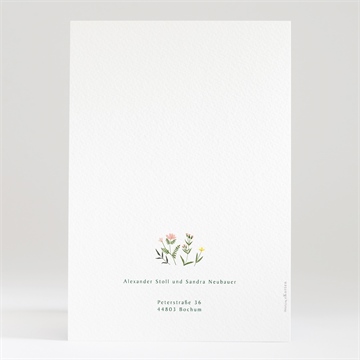 Hochzeitseinladung blumenkreis - Vue 2