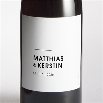 Flaschenetikett Hochzeit ref. N3001577