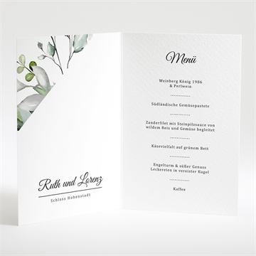 Menükarte Hochzeit explosion - Vue 2
