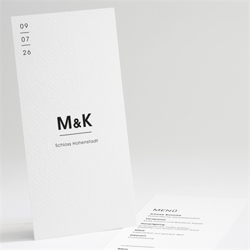 Menükarte Hochzeit ref. N221103