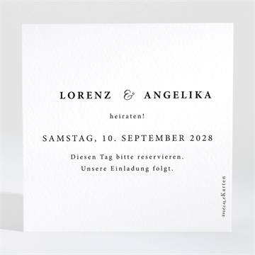 Save the Date Karte herrlich - Vue 2