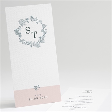 Menükarte Hochzeit ref. N221116