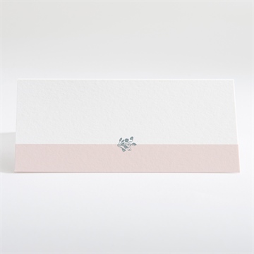 Tischkarte Hochzeit blumenkranz - Vue 2