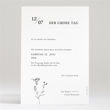 Hochzeitseinladung eleganz - Vue 3