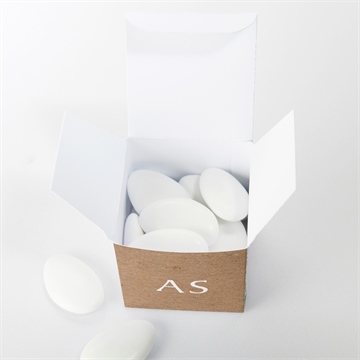 Geschenkbox Hochzeit zierliches laub - Vue 4