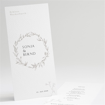 Menükarte Hochzeit ref. N221115