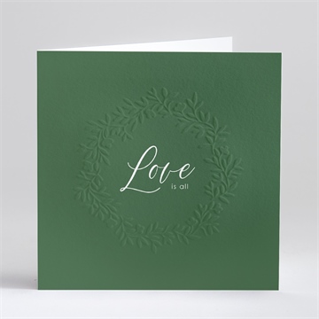 Hochzeitseinladung liebe in relief