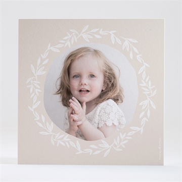 Dankeskarte Taufe goldene taube - Vue 2