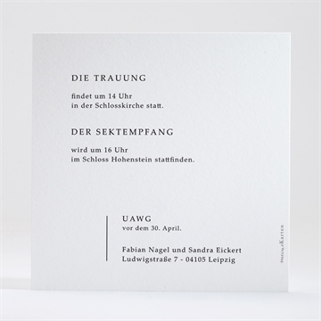 Hochzeitseinladung pastell nebel - Vue 2