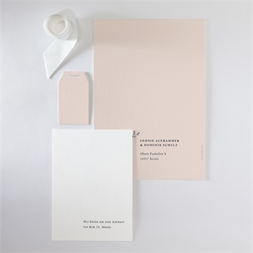 Hochzeitseinladung zartes trio - Vue 5