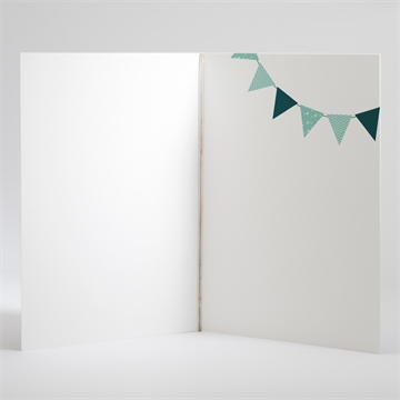 Kirchenheft Taufe blaue girlande - Vue 3