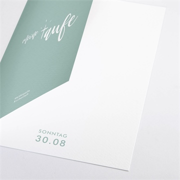 Kirchenheft Taufe silbernes kreuz - Vue 2