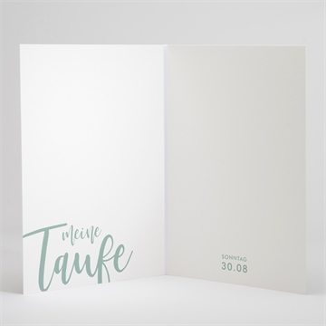 Kirchenheft Taufe silbernes kreuz - Vue 3