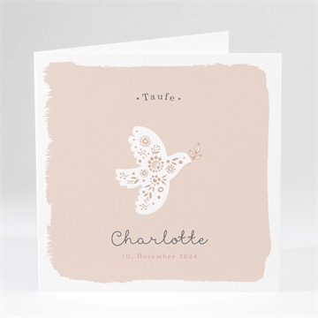 Einladung Taufe friedenstaube