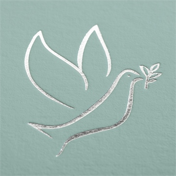 Einladung Taufe silbertaube - Vue 2