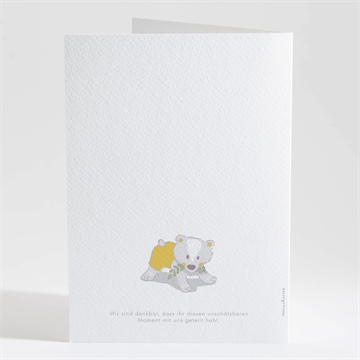 Kirchenheft Taufe teddy - Vue 4