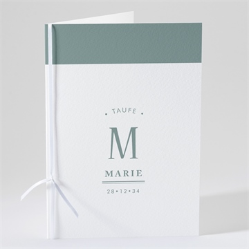 Kirchenheft Taufe initial