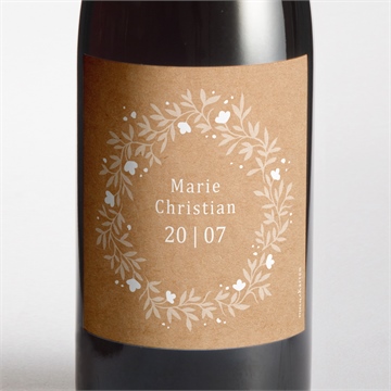 Flaschenetikett Hochzeit ref. N3001600