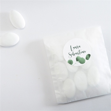 Aufkleber Hochzeit eukalyptus - Vue 4