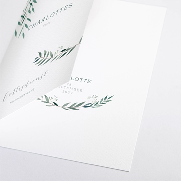 Kirchenheft Taufe pflanzenschmuck - Vue 2