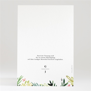 Hochzeitseinladung blühende wiese - Vue 2