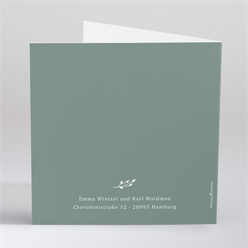 Hochzeitseinladung poetisch & elegant - prägung - Vue 4