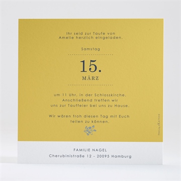 Einladung Taufe fröhliches porträt - Vue 2