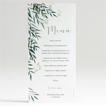 Menükarte Taufe pflanzenschmuck - Vue 2