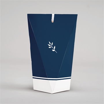 Geschenkbox Hochzeit schick in blau - schachtel - Vue 4