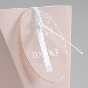 Geschenkbox Hochzeit zartrosa und kupfer -schachtel - Vue 2