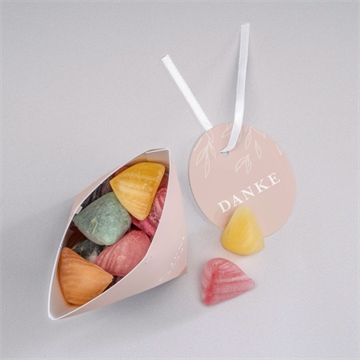 Geschenkbox Hochzeit zartrosa und kupfer -schachtel - Vue 3