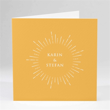 Hochzeitseinladung sonne