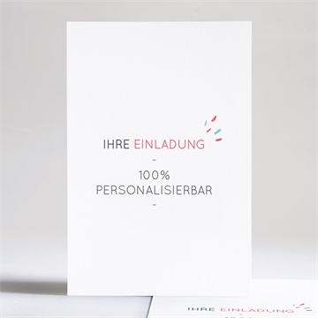 Einladung Taufe blanco - 14,5x21cm (n241184)