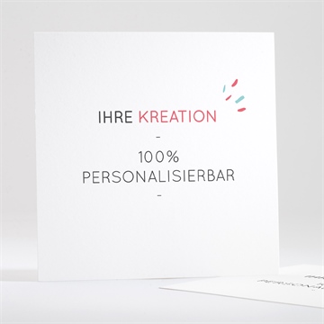 Geburtskarte blanco - 13,5x13,5cm (n35154)