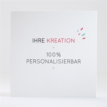Geburtskarte blanco - 13,5x13,5cm (n35154) - Vue 2