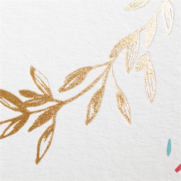 Hochzeitseinladung blanco - 13,5x13,5cm (n35160) - Vue 2