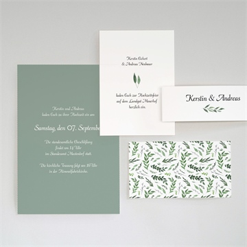Hochzeitseinladung blätterband - vue 3