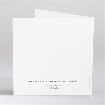 Hochzeitseinladung schlicht & elegant - Vue 4