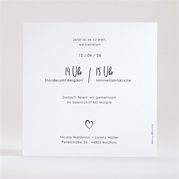 Hochzeitseinladung wir - Vue 2