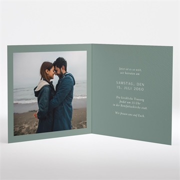 Hochzeitseinladung aquarell poesie - Vue 2