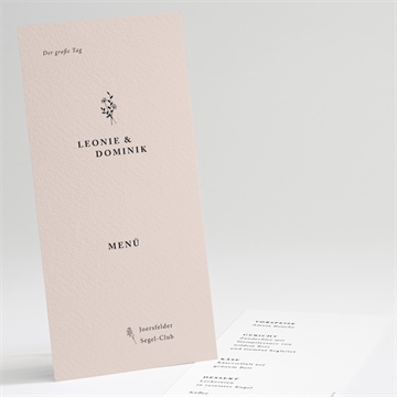 Menükarte Hochzeit ref. N221132