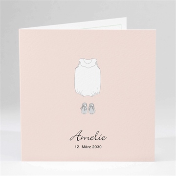 Geburtskarte kleine schühchen