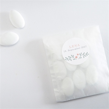 Sticker Geburt blumenverzierung - Vue 4