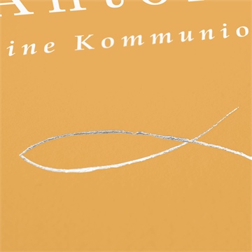 Einladung Kommunion senfgelb - Vue 2