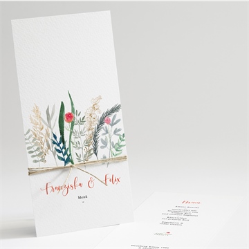 Menükarte Hochzeit ref. N221135