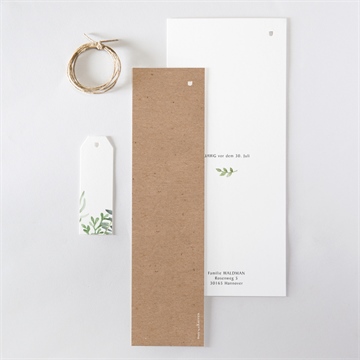 Einladung Konfirmation kraftpapier - Vue 5